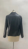 New Long Sleeve Double Breasted Fashionable Faux Leather Jacket