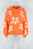 Autumn Winter Women Printed Sweater Pullover Floral Plus Size Sweater Women