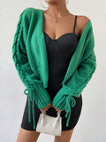 Women  New Autumn and Winter Cardigan Long Sleeve Thickened Sweater