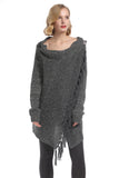 Autumn Winter plus Size Women Clothes Tassel Knitted Sweater Coat