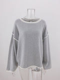 Autumn Winter Sweater round Neck Sweater Loose plus Size Women Sweater Women