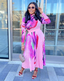Women Clothing Loose plus Size Dress Casual Long Dress