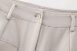 Winter Women's Clothing Casual Slim Vest Split Skirt Set