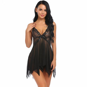Sexy Lingerie Lace Mesh Suit Female Adult