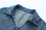 Retro Hong Kong Casual Mid Length Younger Denim Dress Women Summer