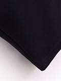 Black Embroidery plus Size Dress Popular Summer Long Sleeve Batwing Shirt