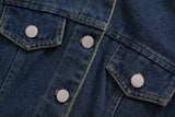 Women Clothing Polo Collar Sleeveless Shirt Loose Casual Denim Dress