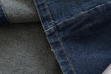 Women Clothing Polo Collar Sleeveless Shirt Loose Casual Denim Dress