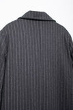 Women Clothing Spring Autumn plus Size Loose Casual Long Striped Knitted Trench Coat Women