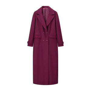 Fall Women Clothing Stylish Simple Blended Coat Jacket 9231756