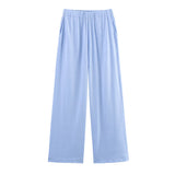 Summer Women Clothing Fashionable Pleated Blazer Trousers Sets