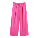 Dark Pink Pants