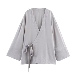Women Spring Design Long Sleeve Top Wide Leg Pants Sets