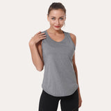 Women Yoga Vest plus Size Quick Drying Breathable Exercise Vest Running Fitness Top