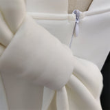 Sexy Neck Holding Backless Bow Slit High Waist Plus Size Sleeveless High Elastic Party Dress Women Dress
