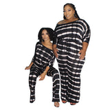 Plus Size Autumn Winter One-Piece Horn Trousers Belt Rope Jumpsuit