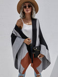 Autumn Winter New Office Plaid Plus Size Loose Knitted Cardigan Women Coat Sweater Women