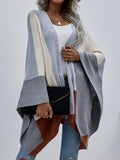 Autumn Winter New Office Plaid Plus Size Loose Knitted Cardigan Women Coat Sweater Women