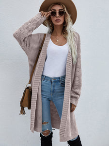 Autumn Long Cardigan Solid Color Women Knitted Women Clothing Fashion Sweater Women