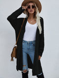 Autumn Long Cardigan Solid Color Women Knitted Women Clothing Fashion Sweater Women