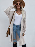 Autumn Long Cardigan Solid Color Women Knitted Women Clothing Fashion Sweater Women
