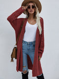 Autumn Long Cardigan Solid Color Women Knitted Women Clothing Fashion Sweater Women
