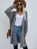 Autumn Long Cardigan Solid Color Women Knitted Women Clothing Fashion Sweater Women