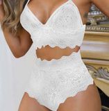 Lace Three-Point Sexy Lace Underwear Set Sexy Seduction Plus Size