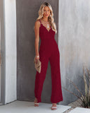 New Design Summer Sexy Elegant Women Clothing Lace  Mid Waist Casual  Smooth Lining Jumpsuit