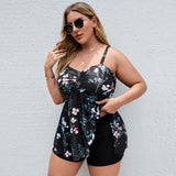 black flowered