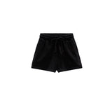 Summer Women Stretch High Waist Shorts   Loose Cotton Short Sleeve T shirt