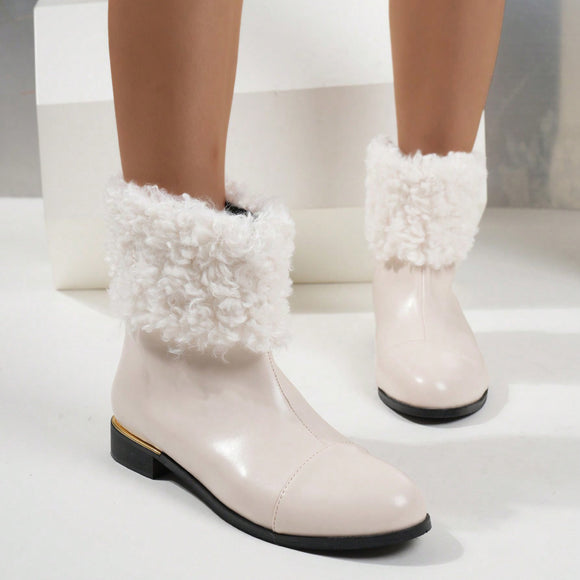 Martin Boots Autumn Winter All Match Thick Bottom Increased British Ankle Boots Women Shoes Direct Large