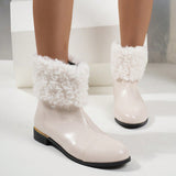 Martin Boots Autumn Winter All Match Thick Bottom Increased British Ankle Boots Women Shoes Direct Large