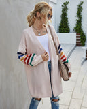 Autumn Winter Cardigan Sweater Women Clothing Plus Size Loose Long Sleeve Mid-Length Coat