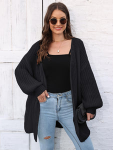Women Thick Coat Autumn Winter Thick Needle Woven Sweater Cardigan Loose Lazy Casual Sweater