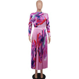 Women Clothing Loose plus Size Dress Casual Long Dress