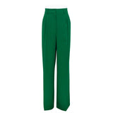 Spring Office High Waist Loose Klein Blue Casual Trousers Drooping Wide Leg Pants Women Work Pant