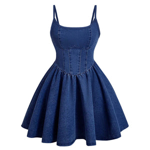 Women Clothing Sweet Spaghetti Strap Dress Casual Cute Dress Source