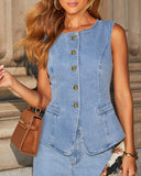Blue vest