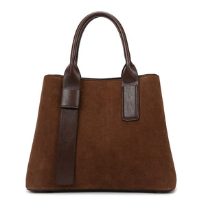 Handbags Women Autumn Winter Frosted Shoulder Bag Large Capacity Simple Office Bag High Grade Soft Leather Women Bag