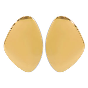 High Profile Retro Elegant Metal Geometry Stud Earrings Simple Personality Metal Alloy Earrings Women