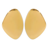 High Profile Retro Elegant Metal Geometry Stud Earrings Simple Personality Metal Alloy Earrings Women