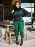 blackish green