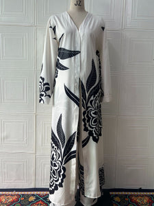 Summer Elegant Sexy Print Top Wide Leg Pants Two Piece Sets
