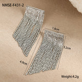 Steel Tassel Earrings