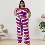 Plus Size Fall Women Clothing Straight Leg Trousers Pantsets