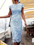 Plus Size Dress Bag Hip Dress Solid Color Dress Pencil Dress