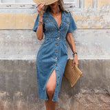 Plus Size Women Clothing Summer Slimming Dress