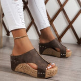 Dark Brown Slippers