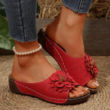 Women Shoes Spring Summer Floral Toe Baring Sandal Women Sandals
